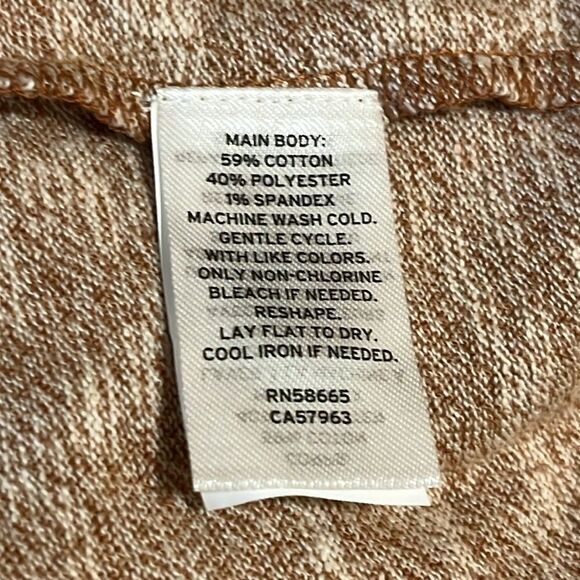 Treasure & Bond mens‎ henley Sz 2XL brown marl super soft long sleeve NWT - Picture 7 of 8